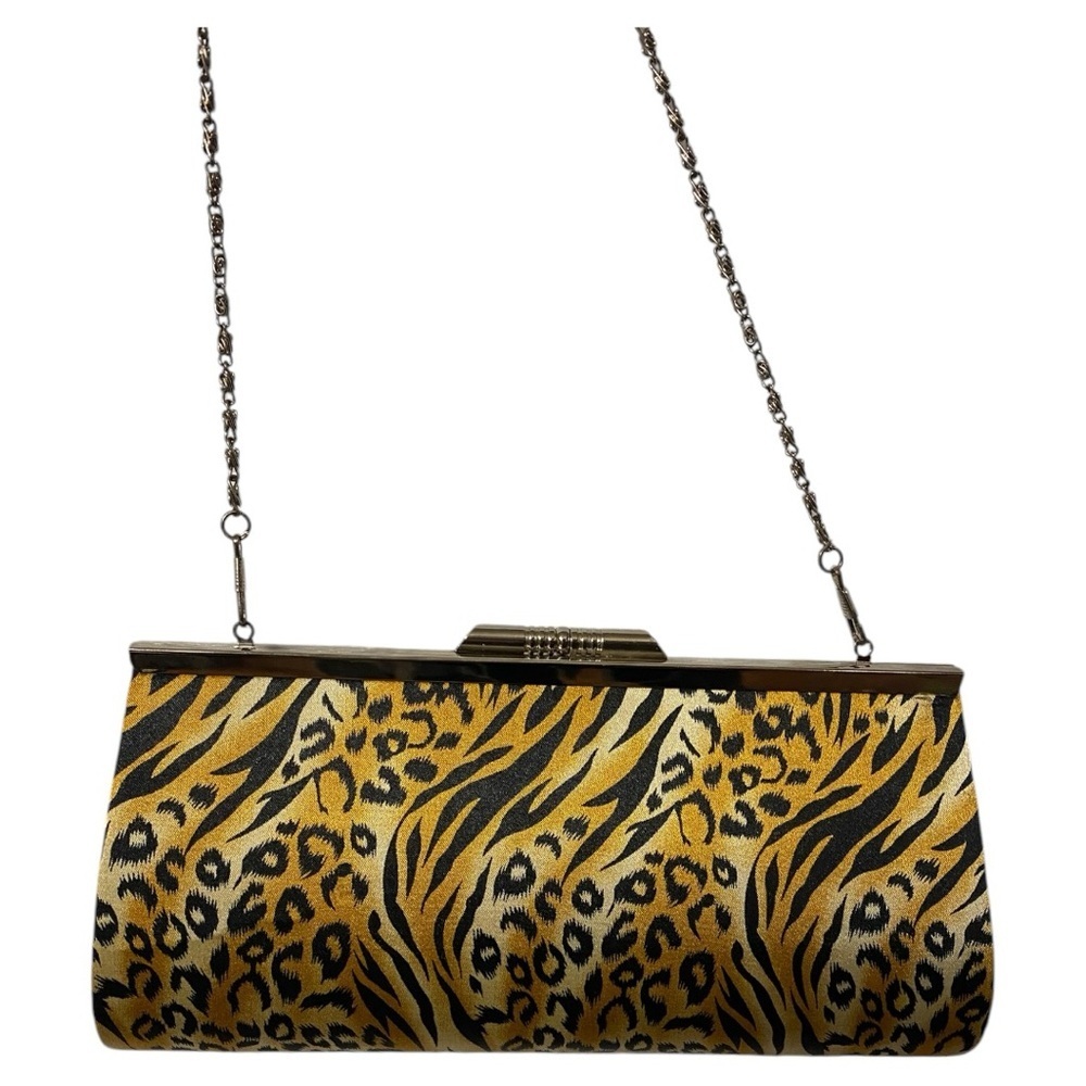 Leopard Silk Clutch Style Mini Purse​